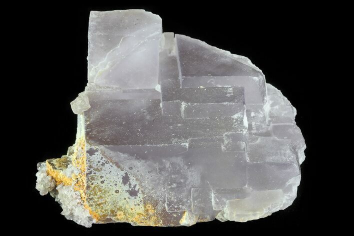 Lustrous Purple Cubic Fluorite Crystal - Morocco #80329